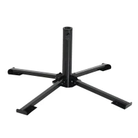 Outsunny Folding Portable Beach Umbrella Weight Base Garden Market Parasol Weight Stand Outdoor Patio Offset Holder(m-2)