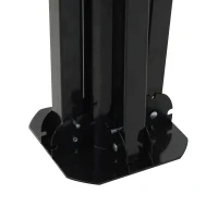 Outsunny Folding Portable Beach Umbrella Weight Base Garden Market Parasol Weight Stand Outdoor Patio Offset Holder(m-8)