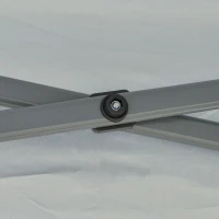 Outsunny 10' x 10' Pop Up Canopy Tent, Instant Sun Shelter with 3-Level Adjustable Height, Top Vents and Wheeled Carry Bag for Outdoor, Garden, Patio, Gray(m-8)