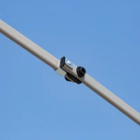 Outsunny 12' x 12' Pop Up Canopy Tent with Netting and Carry Bag, Instant Sun Shelter with 137 sq.ft Shade, Tents for Parties, Height Adjustable, for Outdoor, Garden, Patio, Khaki(m-9)