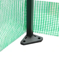 Outsunny 10' x 10' x 8' Portable Pop-up Walk-in Greenhouse with Roll-up Door & 2 Windows for Growing Flowers, Herbs, Vegetables(m-11)