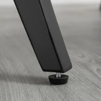 HOMCOM Modern Dining Chairs Set of 2, Button Tufted Accent Chairs with Upholstered Seat, Steel Legs for Living Room, Kitchen, Study, Brown(m-7)