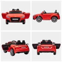 6Volt Audi TT RS Kids Luxury Ride-On Car Toy, Battery Powered, with Seat, Yellow, Ideal for Young Drivers(m-7)