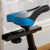 Soozier Magnetic Exercise Bike Stationary Bike with Adjustable Comfortable Seat Cushion & Multi - Grip Handlebars, Cardio Workout Cycle Bike Training for Home Office Gym(m-9)