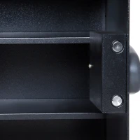 HOMCOM 2.2cf Electronic Wall Safe Box Digital Lock Safety Cash Jewellery Security Home Office Hotel(m-10)