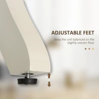 HOMCOM Retro Coffee Table, Pedestal Side Table with Drawer, Round Tabletop for Living Room, Bedroom, White(m-6)