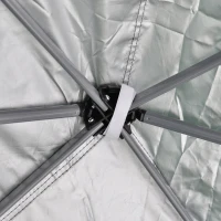 Outsunny 10' x 20' Outdoor Gazebo Canopy Party Wedding Party Tent with 4 Removable Sidewalls - Green(m-9)