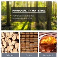 Outsunny Rustic Wood Adirondack Rocking Patio Chair w/ Slatted Design, Wheel Armrests(m-6)