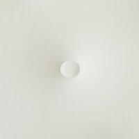 HOMCOM Nesting Coffee Table Set of 2, Round End Tables with Velvet-Feel Button Tufted Top for Living Room, Home Office, White(m-13)