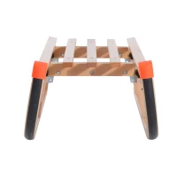 HOMCOM Baby Sleigh Wooden Snow Sled Folding Ski Sliding Outdoor Sport(m-6)