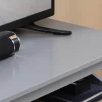 HOMCOM TV Stand, Entertainment Center with Storage, 46" TV Space, Gray(m-7)