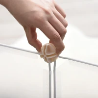 PawHut Small Animal Cage Plastic Chinchilla Cage 12 Panels for Bunny Chinchilla Guinea Pig, 18" x 14", White(m-9)