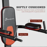 Soozier Multi-Function Power Tower, Pull Up Stand with Dip Station and Push-up Stand, Power Rack Home Gym Equipment(m-6)