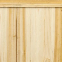 Outsunny Wooden Corner Raised Garden Bed with Trellis, 57" - Ideal for Climbing Plants & Flowers, Freestanding Planter Box, Natural Finish(m-8)