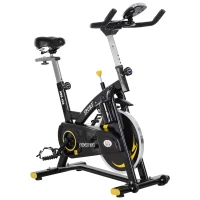 Soozier Magnetic Resistance Exercise Bike with LCD Monitor, Belt Drive Training Bicycle(m-2)