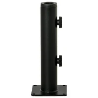 Outsunny Deck Mount Umbrella Holder, Outdoor Umbrella Base Stand for Deck, Dock, Patios Garden, Pontoon, Black(m-7)