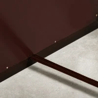 HOMCOM 58" x 20" Full Length Mirror with Frame, Floor Standing Mirror, Rectangular Full Body Mirror for Bedroom, Living Room, Brown(m-10)