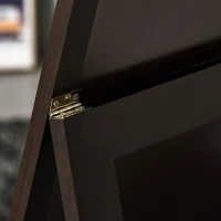 HOMCOM 58" x 20" Full Length Mirror with Frame, Floor Standing Mirror, Rectangular Full Body Mirror for Bedroom, Living Room, Brown(m-7)