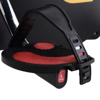 Soozier Upright Exercise Bike, 8-Level Magnetic Resistance Stationary Bike, Cardio Workout Equipment with Adjustable Seat, LCD Monitor and Phone Holder(m-9)