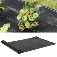 Outsunny 3.3ftx164ft Gardener Premium Weed Barrier 3.5OZ Landscape Fabric Durable & Heavy-Duty Weed Block Gardening Mat(m-1)