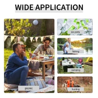 Outsunny 4ft Folding Picnic Table, Fish Fillet Cleaning Table, Camping Party Desk with Sink, White(m-7)