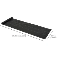 Outsunny 3.3ftx164ft Gardener Premium Weed Barrier 3.5OZ Landscape Fabric Durable & Heavy-Duty Weed Block Gardening Mat(m-3)