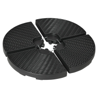 Outsunny 175lb Patio Umbrella Weights, Black
