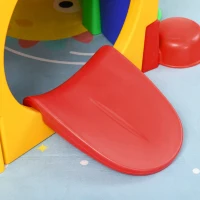 Qaba Kids Caterpillar Tunnel, 6-Section Climb & Crawl Play Equipment, Ideal for Toddlers 3-6, Daycare, Preschool, Playground Use, Multicolor(m-8)