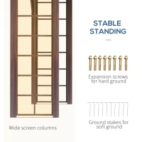 Outsunny 10' x 12' Hardtop Gazebo with Galvanized Steel Roof, Wood Grain Steel Frame, Heavy Duty Permanent Pavilion Outdoor Gazebo, for Garden, Patio, Backyard, Deck, Lawn(m-6)