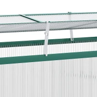 Outsunny Aluminium Cold Frame Greenhouse Garden Portable Raised Planter with Openable Top, 51" x 28" x 24"(m-10)