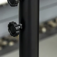 Outsunny 10FT Cantilever Umbrella, Offset Patio Umbrella with Crank and Cross Base for Deck, Backyard, Pool and Garden, Hanging Umbrellas, Tan(m-9)