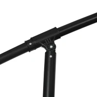 Outsunny 10FT Cantilever Patio Umbrella, Offset Patio Umbrella with Crank and Cross Base for Deck, Backyard, Pool and Garden, Hanging Umbrellas, Cream(m-9)