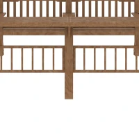 Outsunny 14' x 10' Outdoor Pergola, Wooden Grill Gazebo with Bar Counters and Benches for Seating, Garden, Patio, Backyard, Deck Use(m-8)