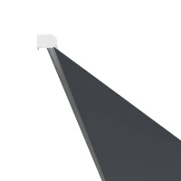 Outsunny 13' x 4' Retractable Awning, Garden Awnings for Doors and Windows with Easy Chain Operation and UV30+ Fabric, Sun Canopies for Patio, Deck, Balcony, and Yard, Dark Gray(m-10)