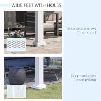 Outsunny 13' x 10' Outdoor Retractable Pergola Canopy, Wood Gazebo Sun Shade Shelter for Grill, Garden, Patio, Backyard, Deck(m-6)