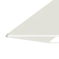 Outsunny 13' x 4' Retractable Awning, Garden Awnings for Doors and Windows with Easy Chain Operation and UV30+ Fabric, Sun Canopies for Patio, Deck, Balcony, and Yard, Beige(m-9)