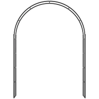 Outsunny 7FT Garden Arch Trellis, Outdoor Wedding Arbor for Ceremony for Climbing Roses, Vines and Plants(m-7)