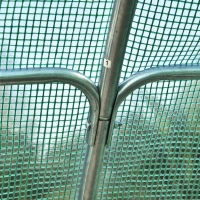 Outsunny 13.1' x 9.8' x 6.6' Walk-in Tunnel Greenhouse Backyard Seed Flower Growing Warm House Outdoor Planter Shed with Roll-up Windows Zippered Door Overlong Cover Green(m-8)