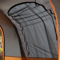 Outsunny 3-4 Person SUV Tent for Camping, UV30+ Double Door Camping Tent Truck Tent with 2000 mm Water Column, Groundsheet, Portable Carry Bag(m-8)