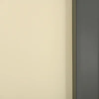 Outsunny 118" x 63" Retractable Side Awning Patio Outdoor Folding Privacy Screen with Resistance to UV Rays & Wind, Cream White(m-9)