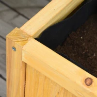 Outsunny Set of 2 Raised Garden Bed with Trellis Board Flower Stand Lattice Panels for Plants, Flowers or Vine Outdoor Indoor, Orange(m-11)