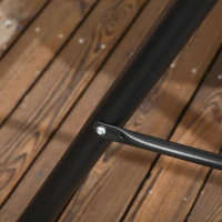 Outsunny 3-Person Porch Swing with Stand, Outdoor Swing for Patio Porch with Adjustable Tilt Canopy and Comfortable Swing Bench-Style Seat, Steel Frame, Wine Red(m-7)