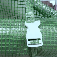 Outsunny 9.4' x 6.3' x 6.4' Steeple Walk-in Tunnel Greenhouse Garden Plant Seed Grow Tent Polythene with Windows and Door Green(m-9)