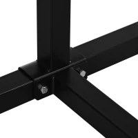 Soozier Freestanding Kayak Storage Rack with Adjustable Length, Heavy Duty Dual Kayak, SUP, Canoe, Paddleboard Rack for Indoor, Outdoor, Garage, Dock(m-10)