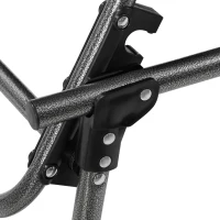 Outsunny Padded Folding Chaise Lounge Chair, Outdoor 6-Level Reclining Camping Tanning Chair with Headrest for Beach, Yard, Patio, Pool, Black(m-8)