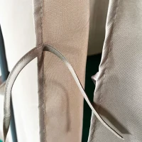 Outsunny 13'x 10' Soft-top Steel Patio Gazebo Canopy Party Tent with 6 Removable Curtains and Drainage Holes, Khaki(m-10)