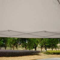 Outsunny 10' x 10' Pop Up Canopy Tent, Instant Party Tent with Breathable Mesh Sidewalls, Easy Height Adjustable, Carrying Bag for Backyard Garden Patio Camping(m-10)