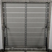 Outsunny 4 PCs Rattan Wicker Sofa Set Outdoor Conservatory Furniture w/ Side Storage Box(m-8)