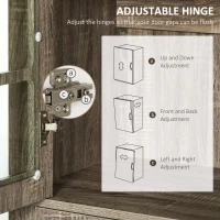 HOMCOM 71" Freestanding Kitchen Pantry Cabinet with Glass Door and Shelves, Tall Cupboard for Dining Room, Living Room, Natural(m-7)