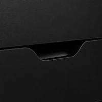 Vinsetto 7-drawer Vertical File Cabinet for Home Office, Storage Cabinet with Wheels, 18.7"x15.6"x35.4", Black(m-10)